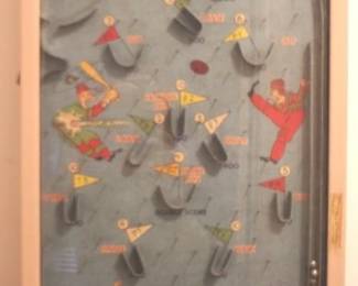 375 - Poosh - M - Up "Big 5" Pinball Game - 23" x 13.5"