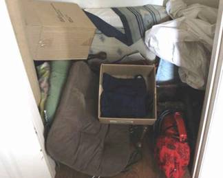 117 - Closet Lot of Assorted Items
