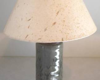 1045 - Art Pottery Lamp - 17" Tall You are buying a used as-is electric/electronic item. We do not guarantee all components are present, and if it is not expressly stated, it is untested.