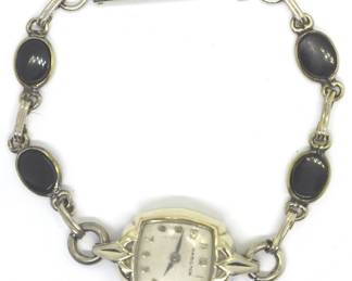 2022 - Hamilton Ladies Wristwatch 10KRGP You are buying a used as-is electric/electronic item. We do not guarantee all components are present, and if it is not expressly stated, it is untested.