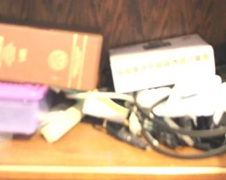 321 - Cabinet Lot Assorted Items (Bottom of Book Shelf)