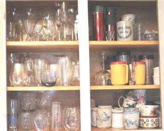 138 - Cabinet Lot Assorted Items
