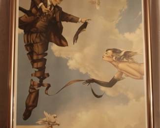 81 - Michael Parkes Galerie Steltman Art Gallery Poster 35" x 25"