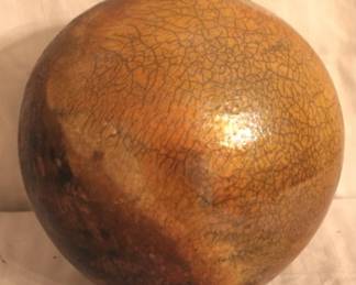 96 - Signed Pottery Seed Pot - 9" x 7.5"