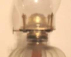 348 - Oil Lamp - 17" Tall