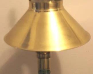 335 - Brass Lamp - Paris Orient Express Istanbul - 20" H You are buying a used as-is electric/electronic item. We do not guarantee all components are present, and if it is not expressly stated, it is untested.