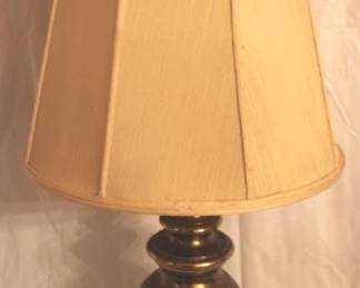 64 - Brass Table Lamp - 27" Tall You are buying a used as-is electric/electronic item. We do not guarantee all components are present, and if it is not expressly stated, it is untested.