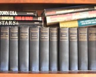 218 - Charles Dickens Novels & More Books top shelf