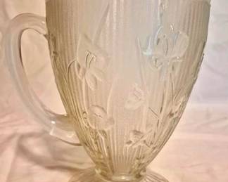 229 - Jeanette Iris & Herringbone Pitcher 9x6