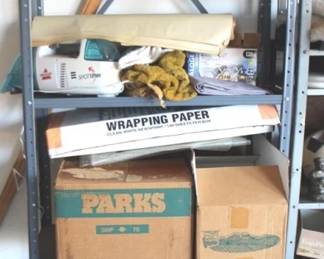 254 - Metal Shelf w / Contents - 30" x 61" x 12"