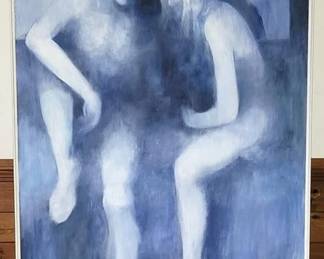 247 - Rebecca Smith Oil on Canvas - Signed - 44" x 73.5" VERY LARGE