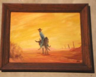 505 - Oil on Board - Signed - 14.5" x 11.5"