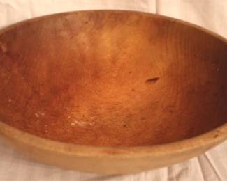 99 - Vintage Wood Dough Bowl - 13" Round