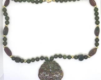 2003 - Beaded Necklace Jade?