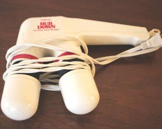 306 - Rub Down Massager You are buying a used as-is electric/electronic item. We do not guarantee all components are present, and if it is not expressly stated, it is untested.