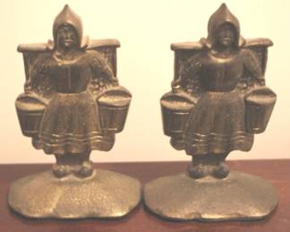 392 - Brass Bookends - 5" x 4"