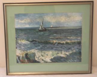 357 - Framed Print - 21" x 18"