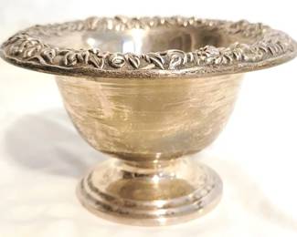 28 - S Kirk & Son Sterling Repousse Bowl - 3" x 5"