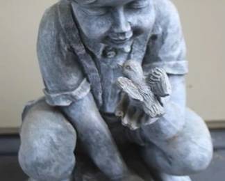 16 - Plastic Garden Statue - 12" Tall