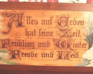 169 - German Quote Wood Sign 30" x 14"