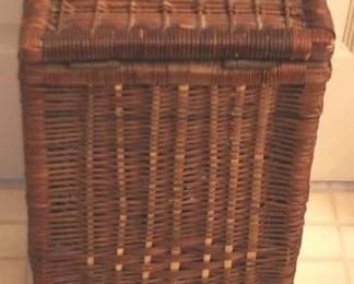 315 - Small Wicker Hamper - 31" x 16" x 16"