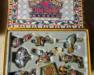 601 - Jim Shore Twelve Days of Christmas Ornaments Boxed Set