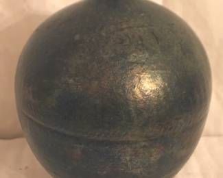 100 - Signed Pottery Seed Pot - 10" Tall