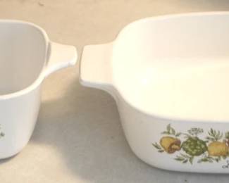 1026 - 2 Corning Dishes
