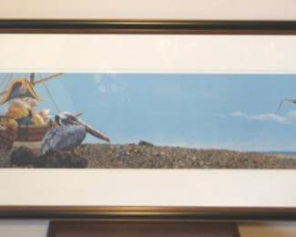 328 - James C Christensen Waiting For Tide Print 40.5" x 16"