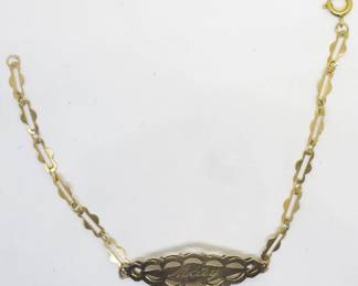 2033 - Gold Bracelet (0.10oz), Celluloid Box
