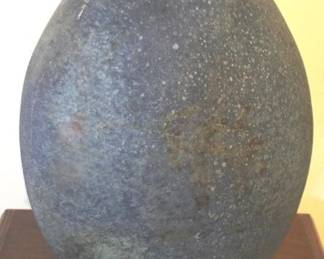 308 - Signed Pottery Vase - As-Is (Cracked) 16" Tall