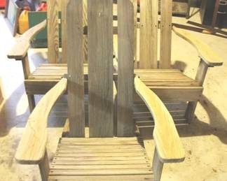 507 - 3 Folding Wood Chairs - 36" x 29" x 26"