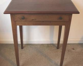 295 - One Drawer Table - 25" x 29" x 18"