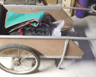458 - Utility Lard w / Contents - 25" x 52" x 54"