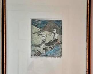 118 - Dancin Fool by Linda F Gourley of Dry Fork 14.5 x 15.5 #30/150
