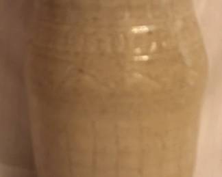 119 - Art Pottery Vase - 11" Tall As-Is (Damaged Rim)