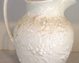 1044 - Wedgwood Pitcher - As-Is (Cracked Handle) 9" Tall
