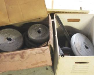 454 - 2 Boxes Weights