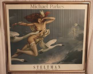 83 - Michael Parkes Steltman Art Gallery Poster 29" x 33.5"