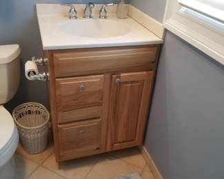 Petite bath vanity detail