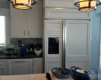 Kitchen detail: GE Monogram 48" refrigerator