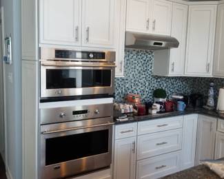 GE Advanitum microwave oven mfg. 7/2012; GE Monogram wall oven