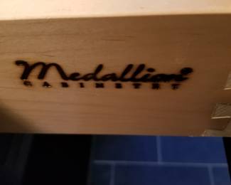 Bath vanity by Medallion cabinetry