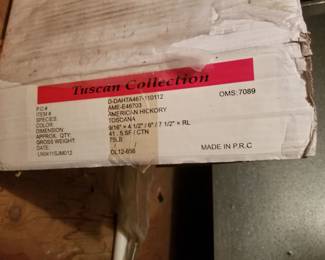 Tuscan Collection Vintage Hickory Praline flooring - approximately 900 sq. ft. available