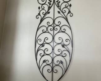 Wrought iron decor