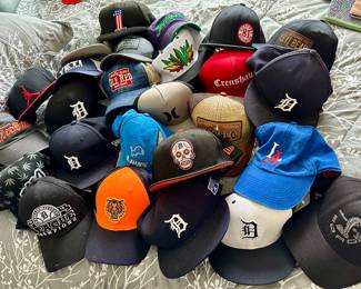Baseball hats caps sports Ford Detroit Tigers 