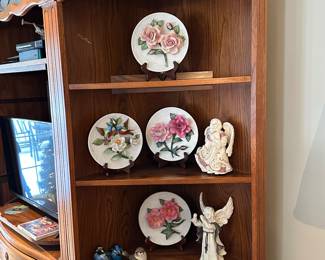 Capodimonti plates, angel decor