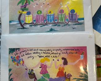 Signed prints