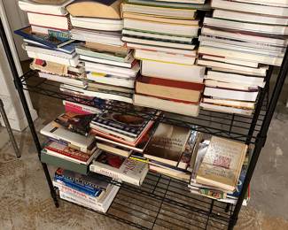 LOTS of cookbooks and other assorted books