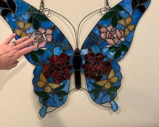 Large stainedglass butterfly
